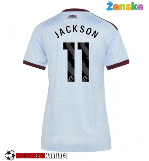 Ženske Nogometnih dresov Aston Villa Nicolas Jackson #11 Tretji 2026-27 Kratki rokavi Ženske Nogometnih dresov Aston Villa Nicolas Jackson #11 Tretji 2026-27 Kratki rokavi